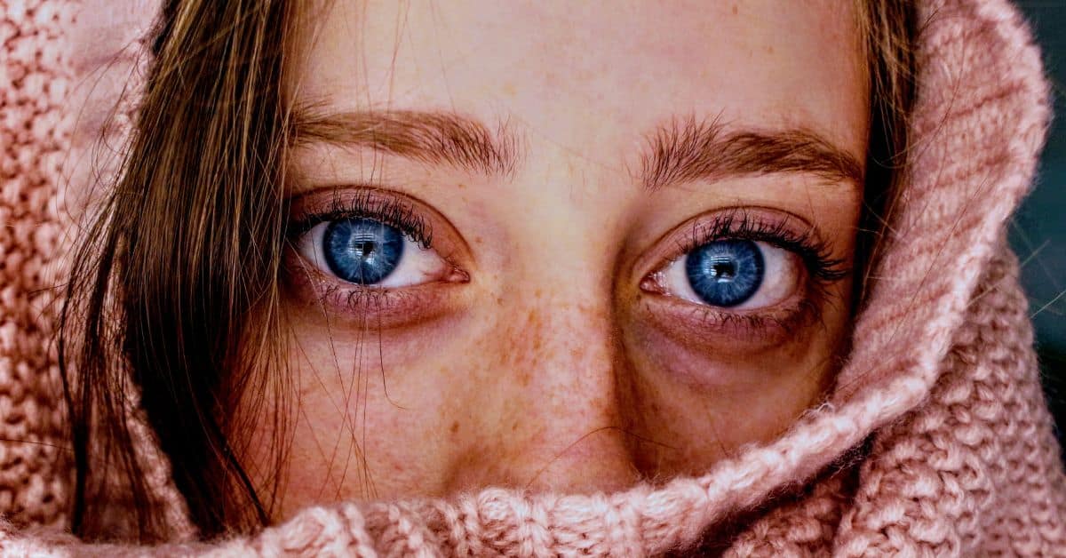 Blue eyes symbolism - A closeup with a person with blue eyes