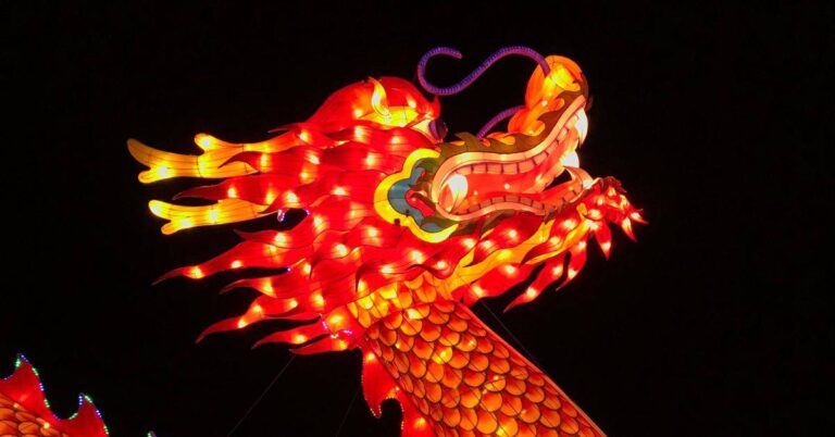 Red dragon spiritual meaning - A Chinese red dragon