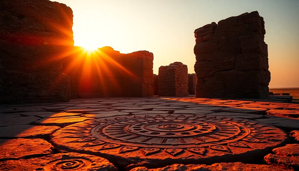 ancient writing solar symbols