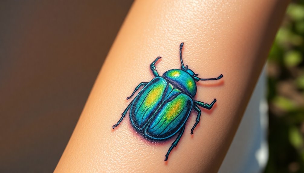 beetle inspired tattoo design concepts