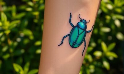 beetle tattoo symbolizes transformation