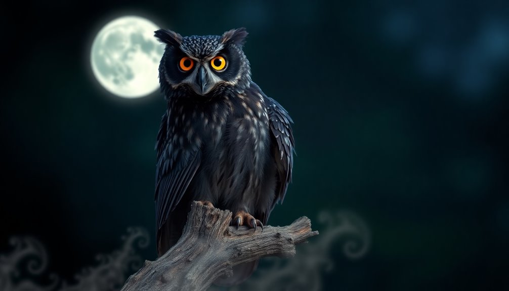 black owls inspire transformation