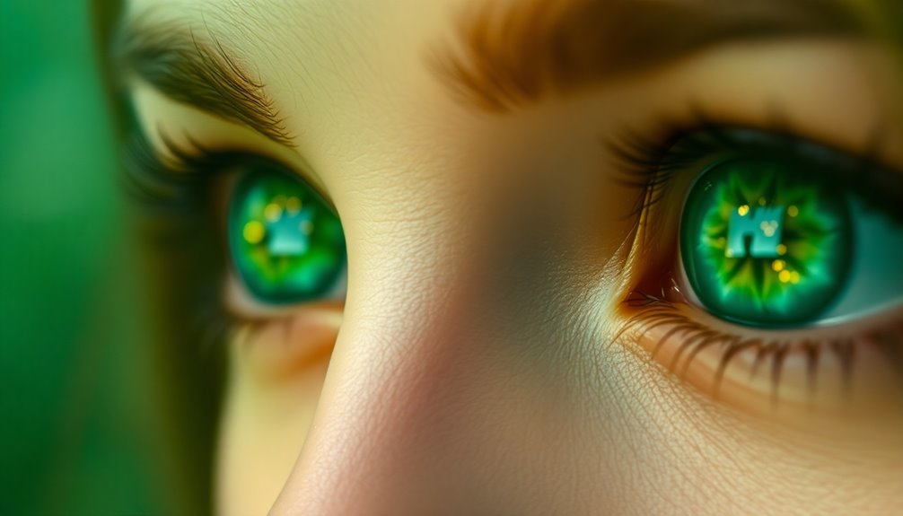 cultural significance of green eyes