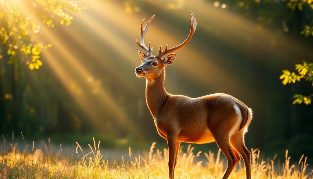 deer symbolize gentleness and intuition