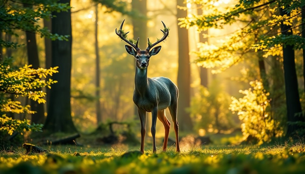 deer symbolizes peaceful harmony