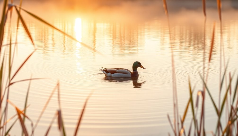 ducks symbolize omens and messages