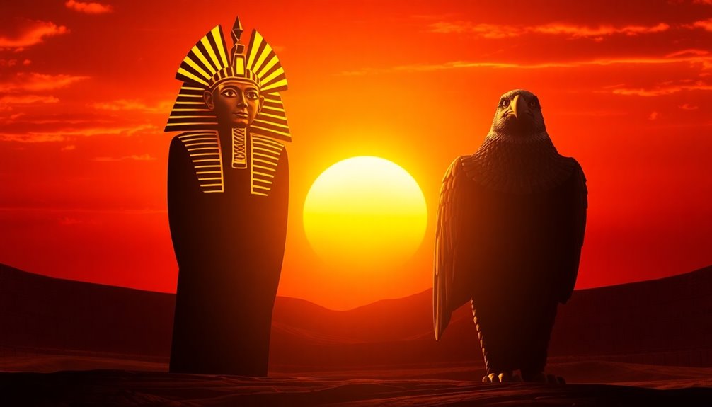 egyptian gods ra and horus