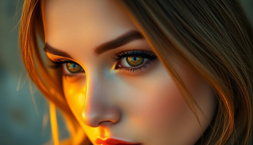 enhance amber eye beauty