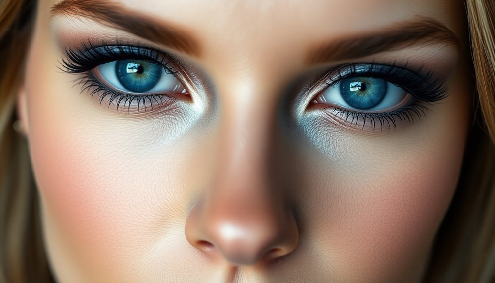 enhancing blue grey eye makeup