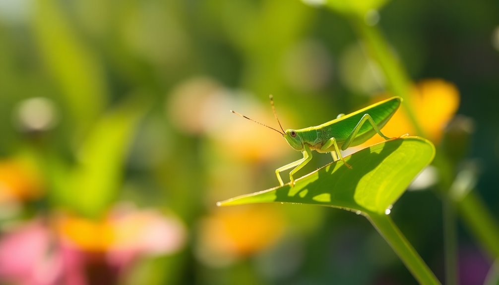 grasshoppers symbolize change and opportunity