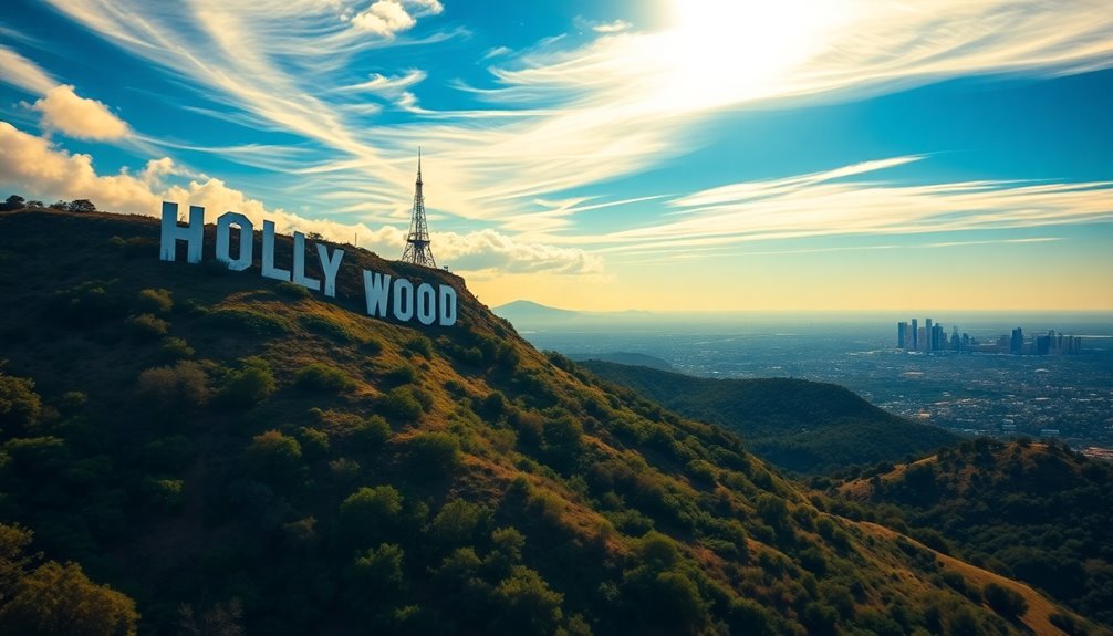 hollywood s iconic landmark representation