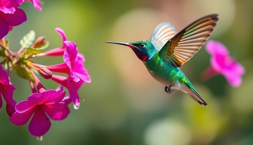 hummingbird symbolizes joy and resilience