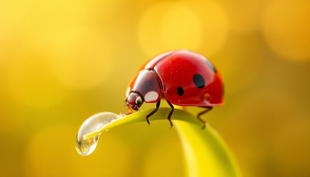 ladybugs symbolize good luck