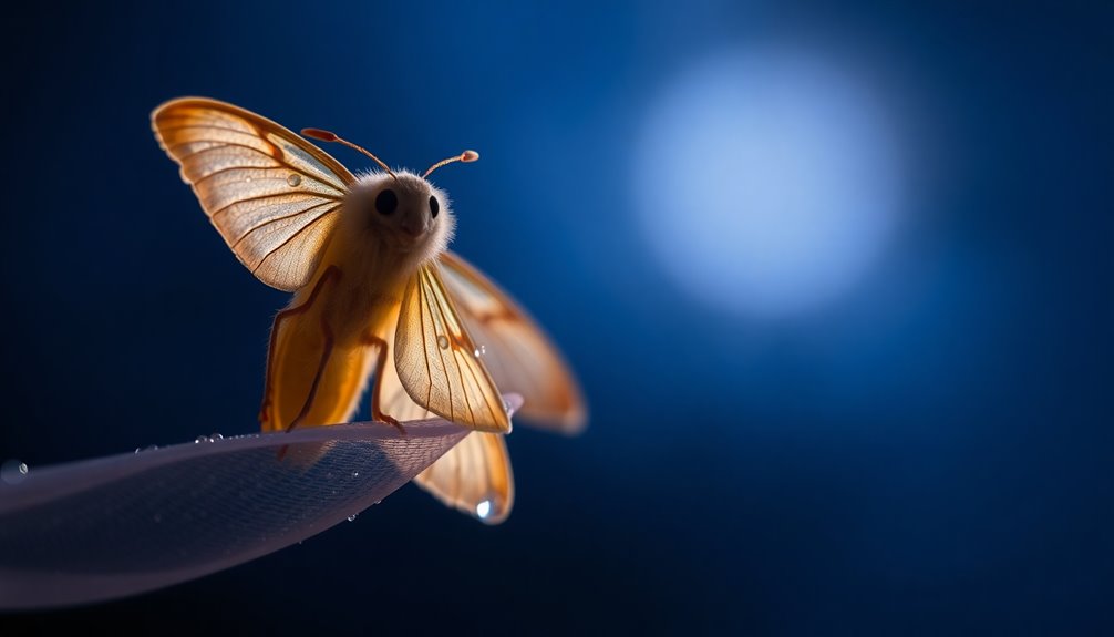 moths symbolizing transformation and change