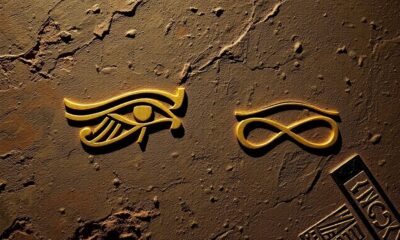 mysterious egyptian eye symbols