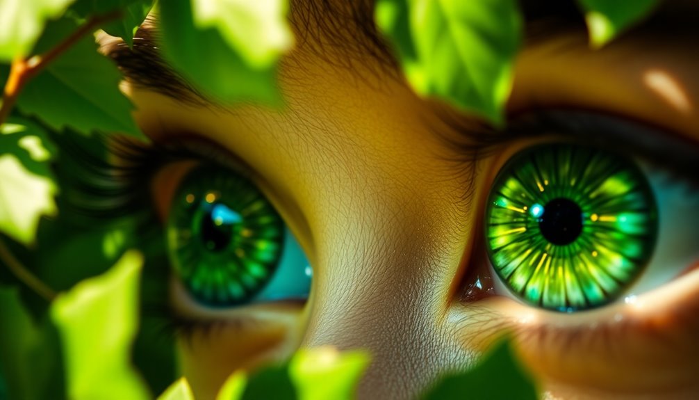 mystical significance of green eyes