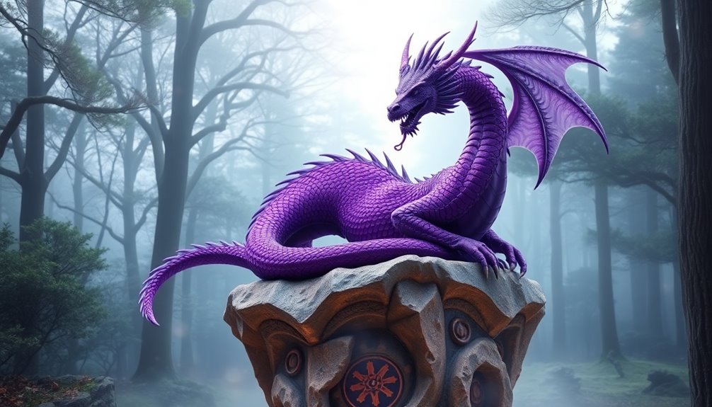 purple dragons enchanting allure