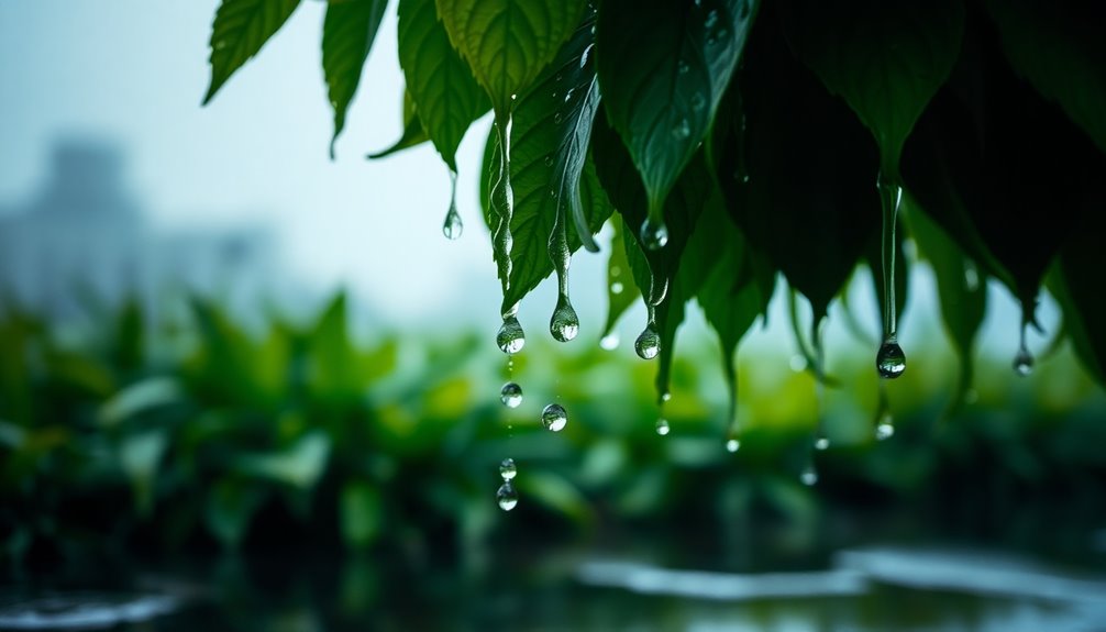 rain represents renewal and cleansing