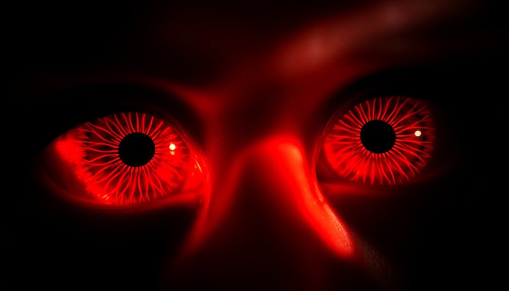 red eyes symbolize intensity