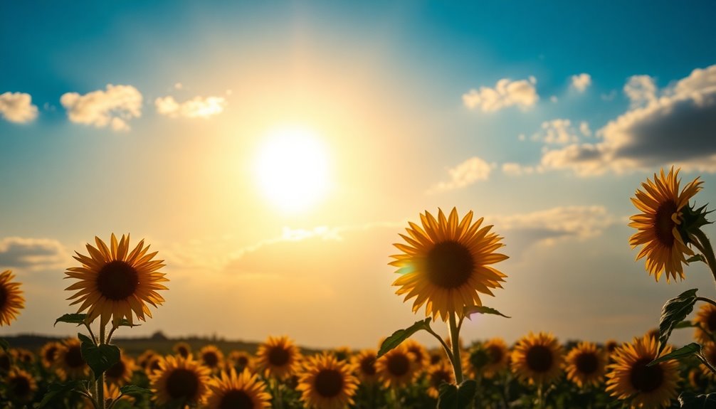 sun represented in art