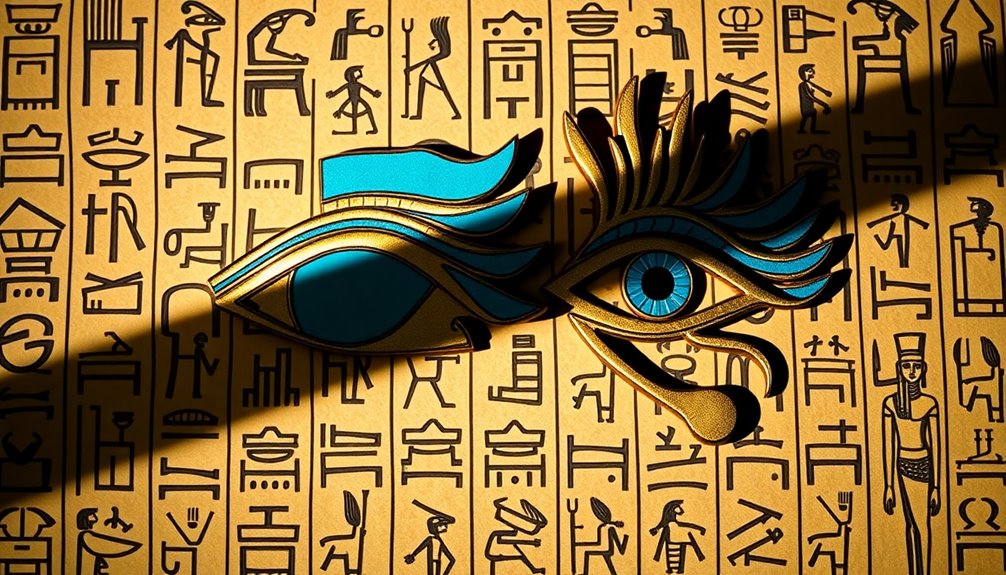 symbolic egyptian eye rivalry