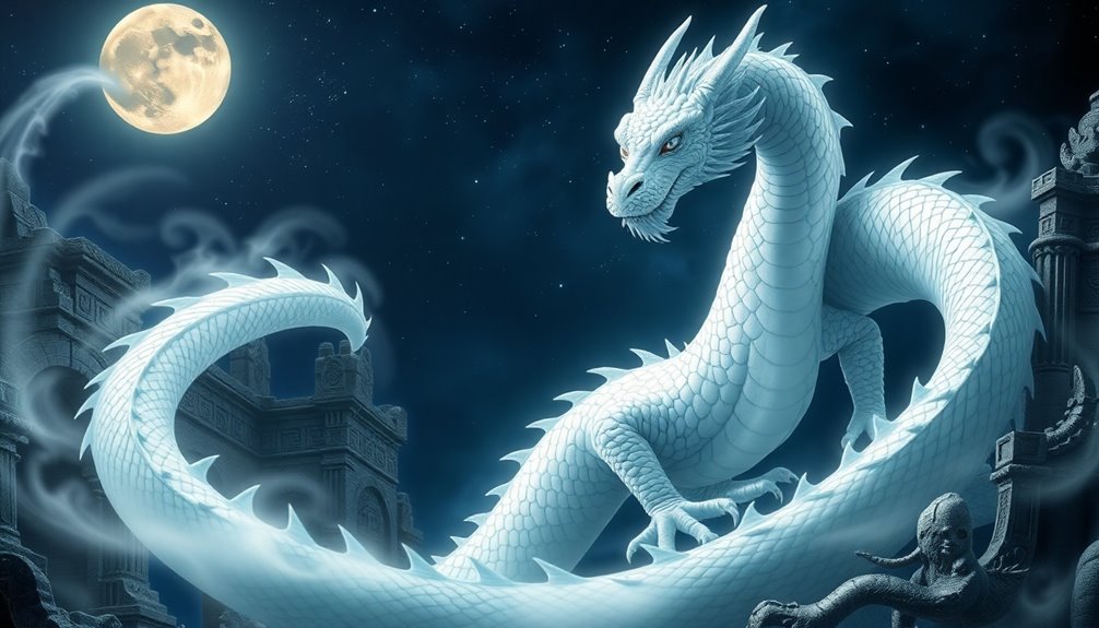 white dragon symbolism origins