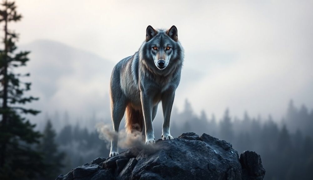 wolf as a powerful symbol