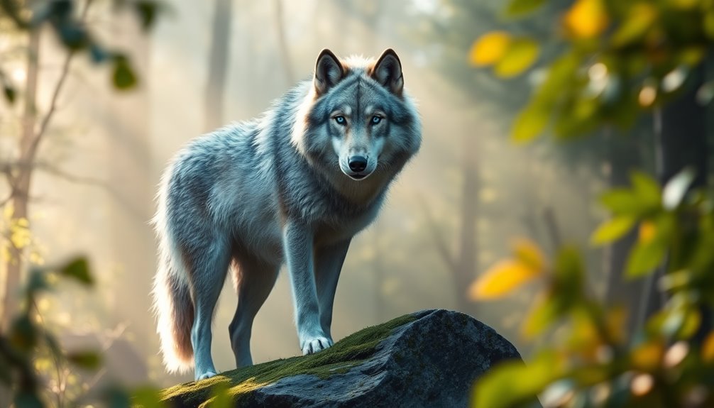 wolf represents strength and loyalty