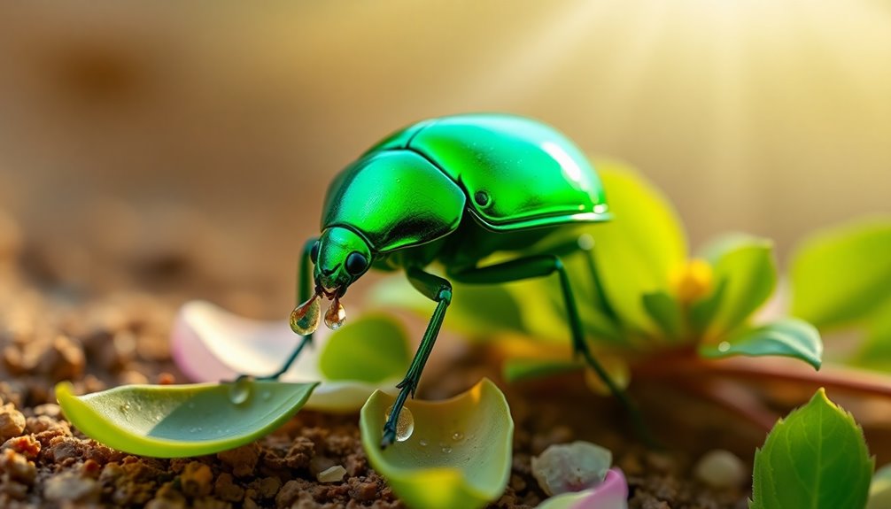 beetles represent transformation and resilience