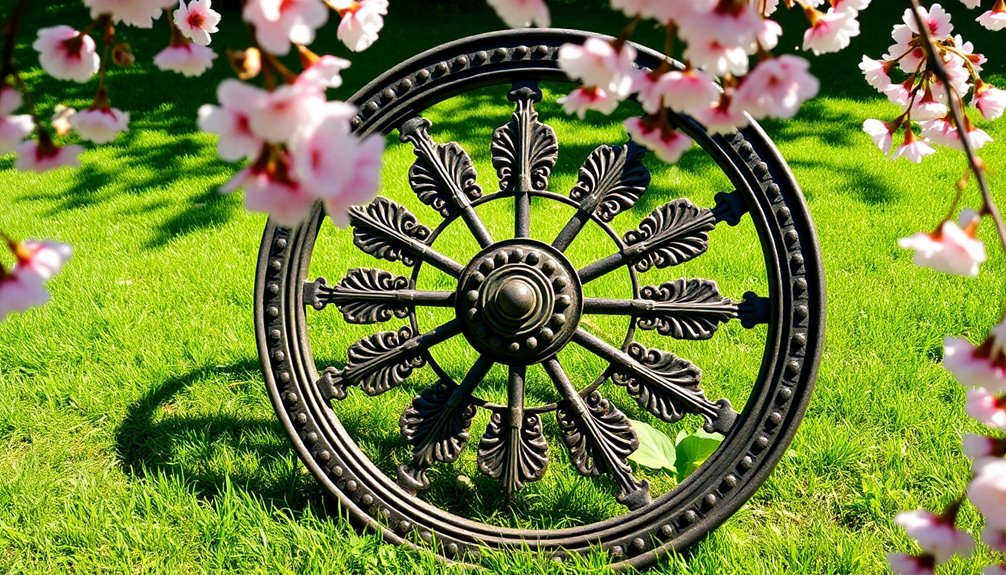 dharma wheel represents enlightenment