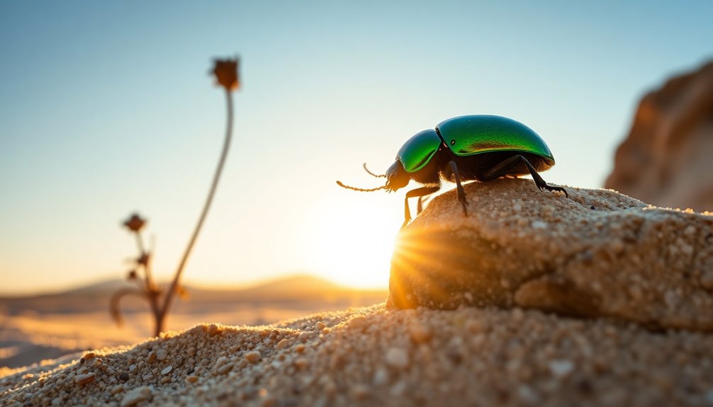 scarabs exhibit unique behaviors