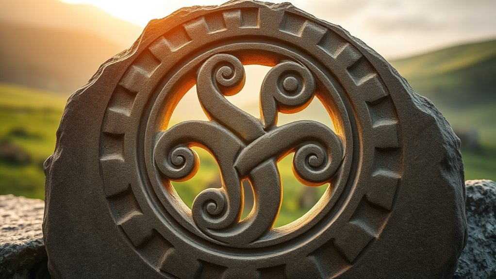 celtic triple spiral symbolism