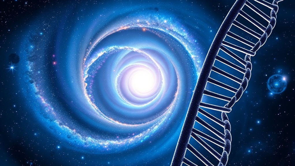 cosmic and biological spirals