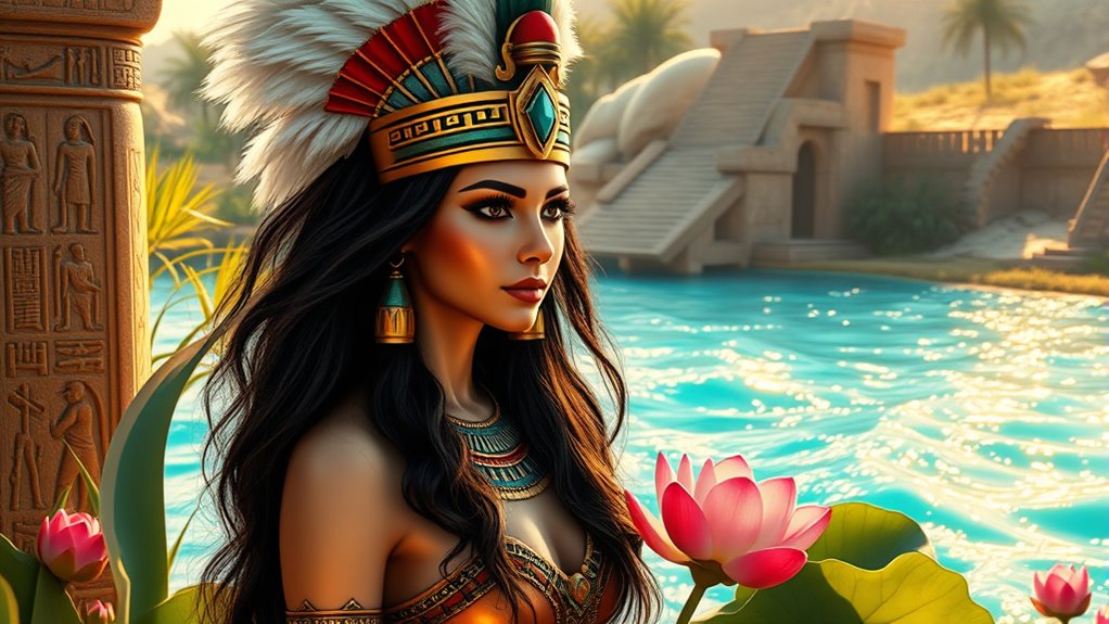 goddess of nile flooding