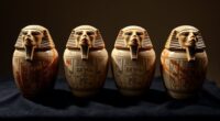 organ specific gods in canopic jars