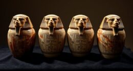 organ specific gods in canopic jars