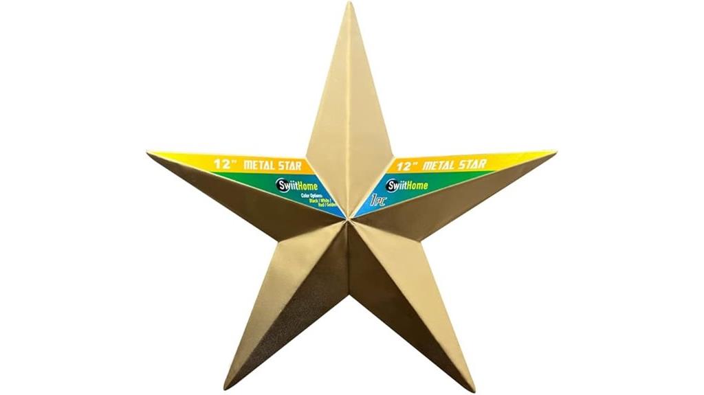 12 inch metal barn star