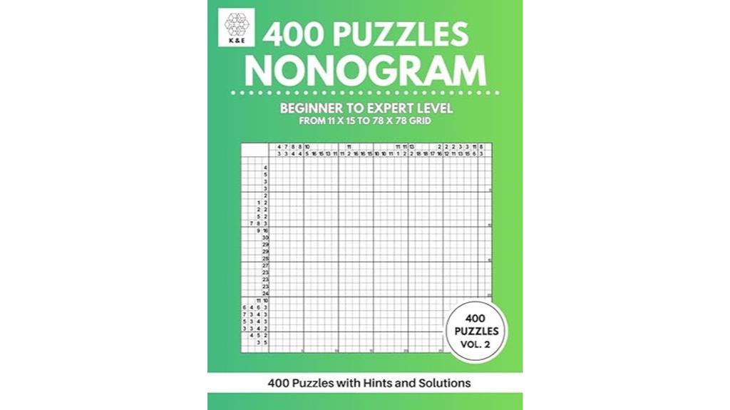 400 puzzle nonogram book