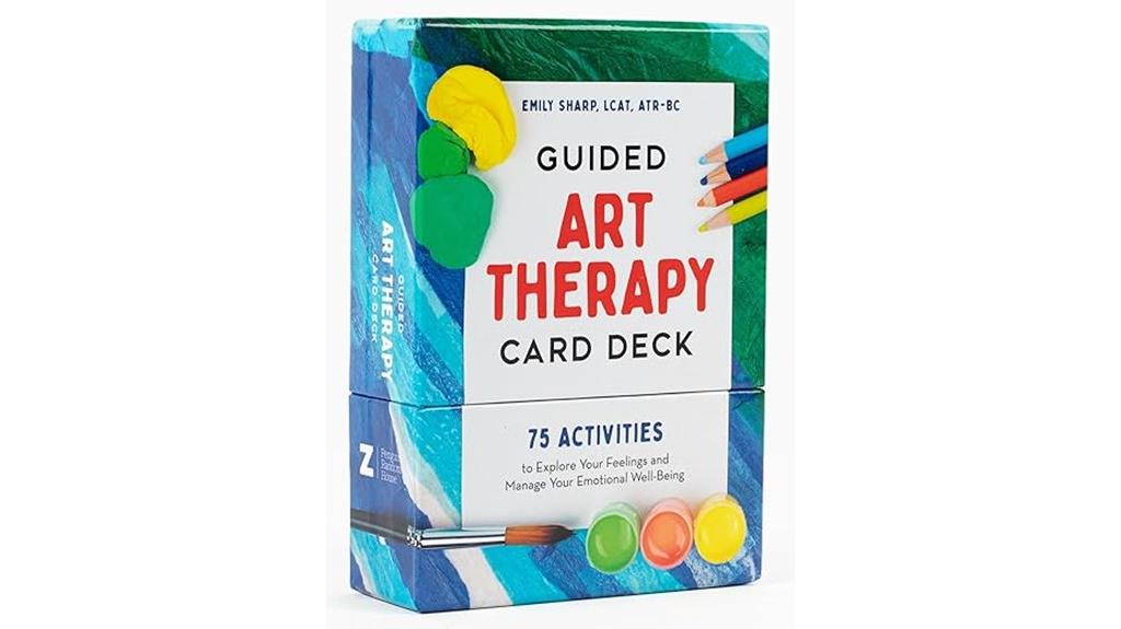 75 activity art therapy deck