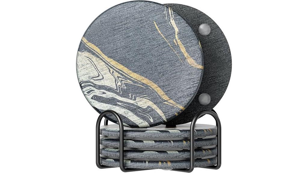 absorbent stone coasters
