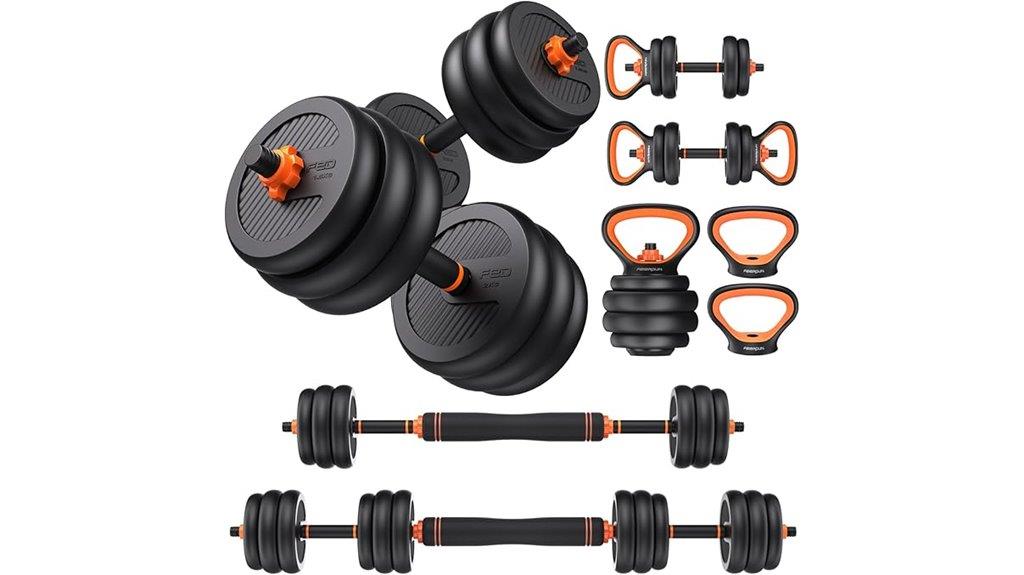 adjustable 5 in 1 weights