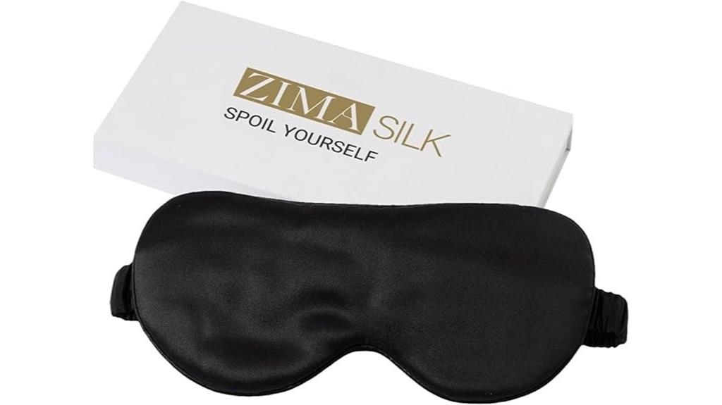 adjustable mulberry silk sleep mask