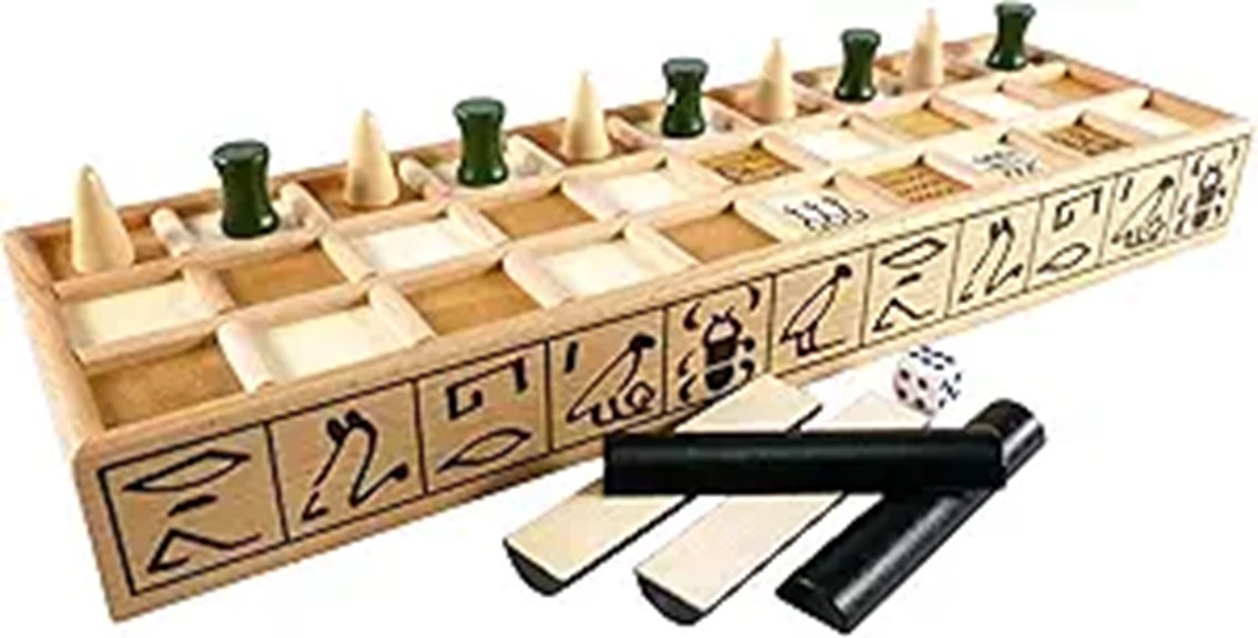 ancient egyptian wooden game