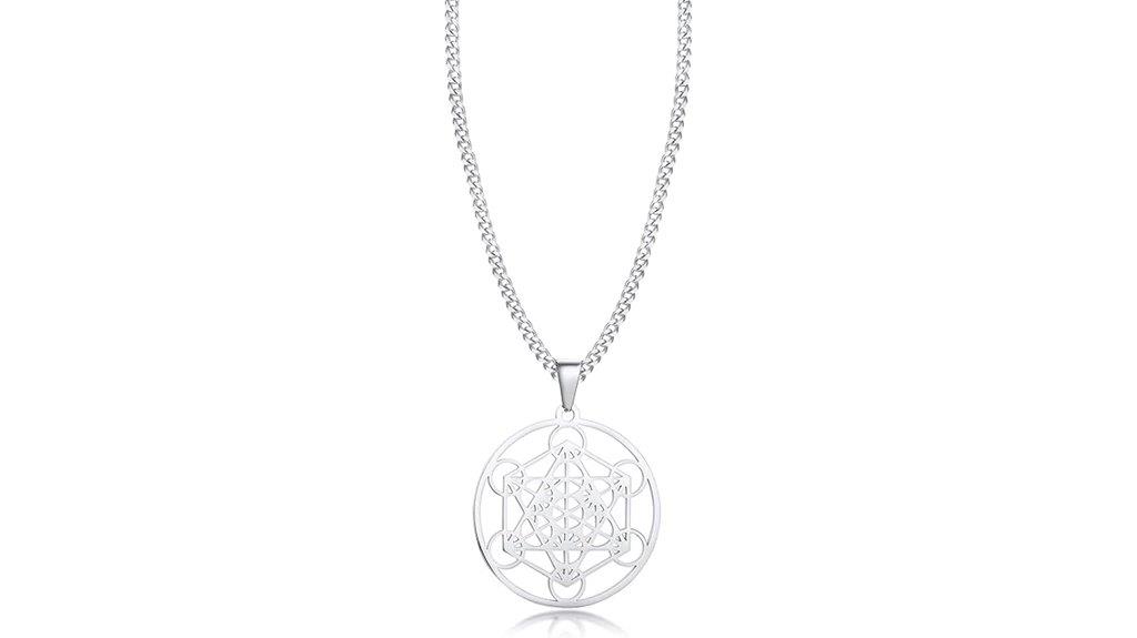 archangel pendant talisman necklace