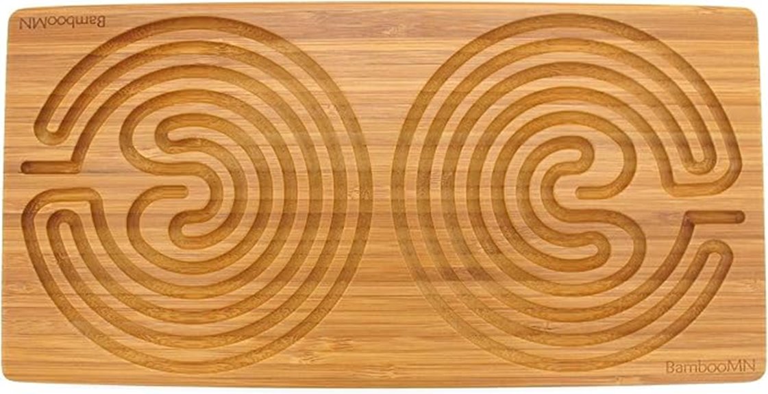 bamboo maze finger puzzle