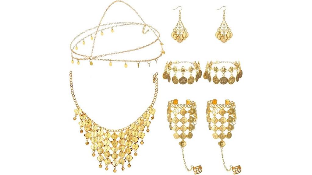 belly dance coin jewelry