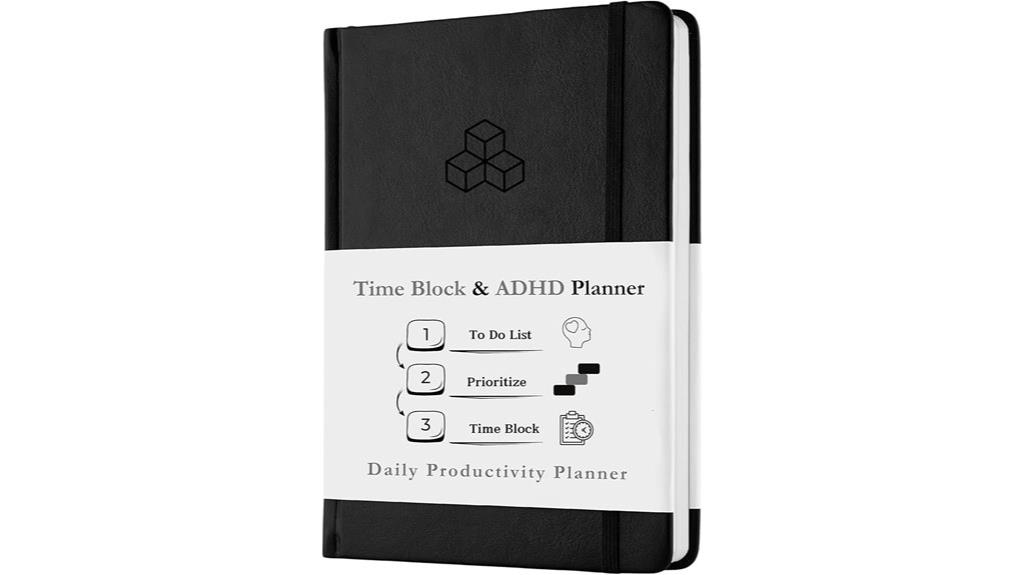 black a5 daily planner