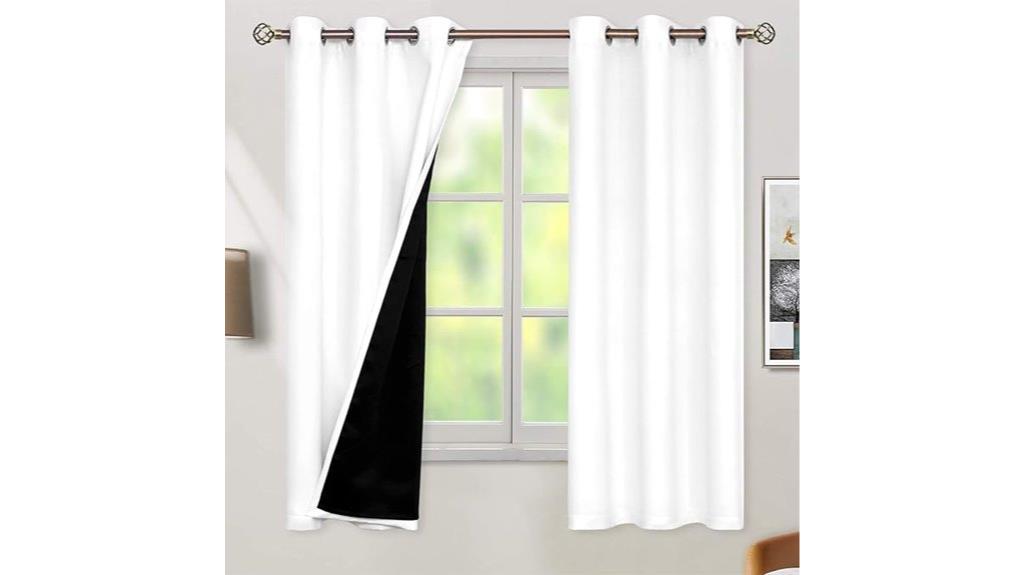 blackout curtain panel set