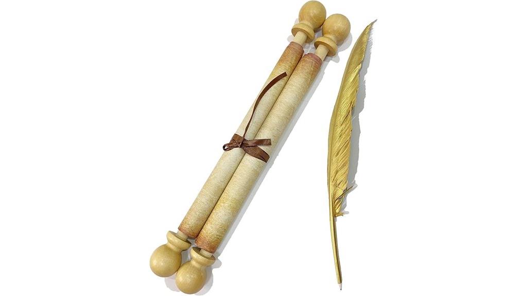 blank scroll paper dimensions