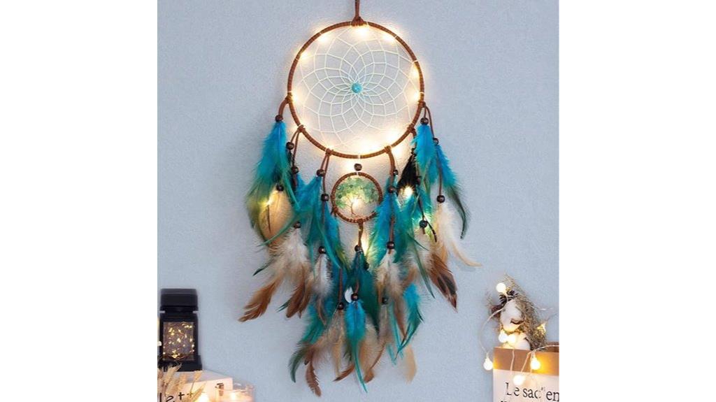 blue tree of life wall decor